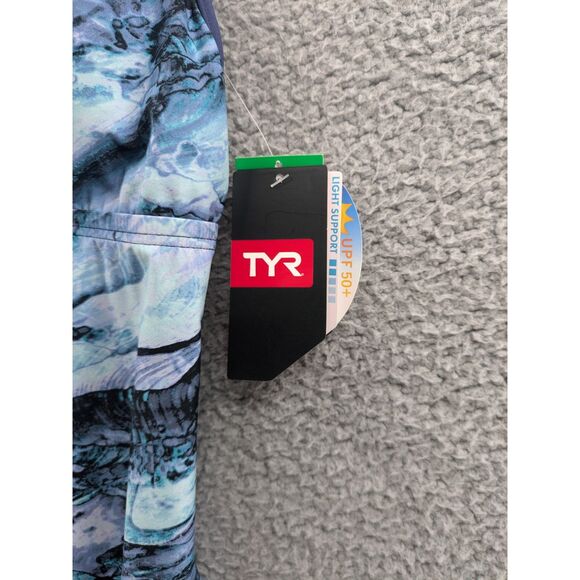 NEW TYR Womens Tessa Blue High Neck Crossback Tankini Top sz 4/6 style TTESHA7A - Picture 13 of 13